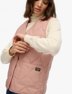 Lightweight V-Neck Quilted Gilet