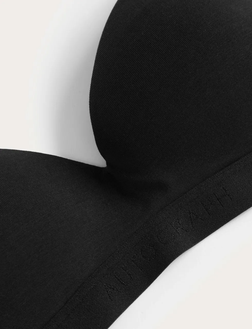 Lille Supima™ Cotton Non Wired Plunge Bra (A-E)