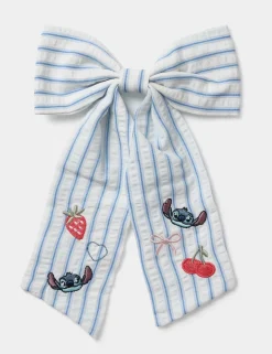 Lilo & Stitch™ Embroidered Stripe Bow