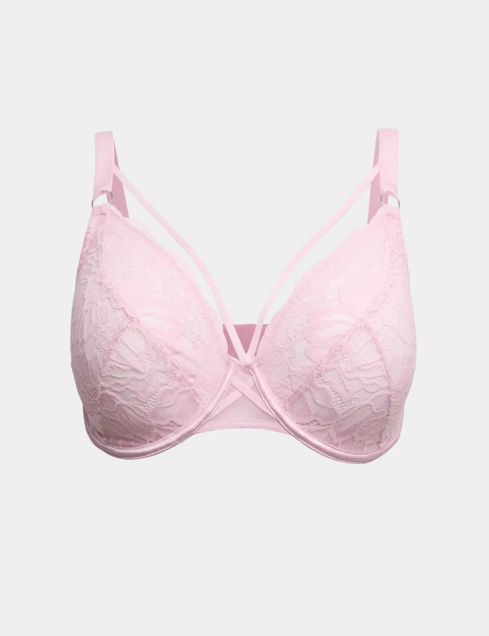 Lindy Lace Wired Plunge Bra (F-H)