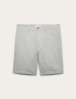 Linen Blend Chino Shorts