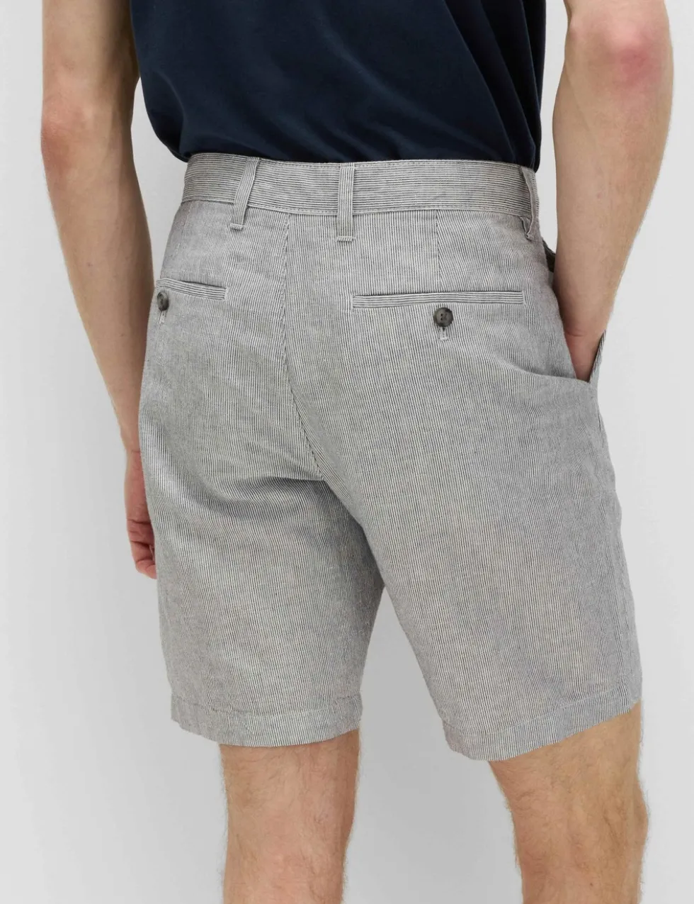 Linen Blend Chino Shorts
