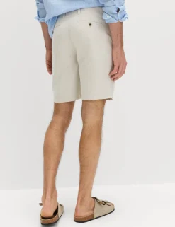 Linen Blend Chino Shorts