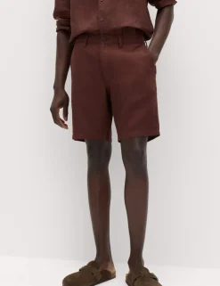 Linen Blend Chino Shorts