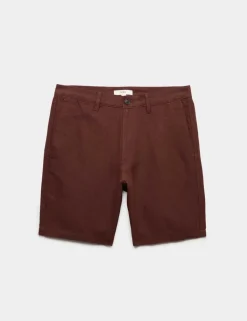 Linen Blend Chino Shorts