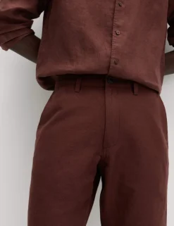 Linen Blend Chino Shorts