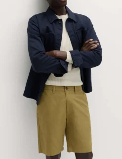 Linen Blend Chino Shorts
