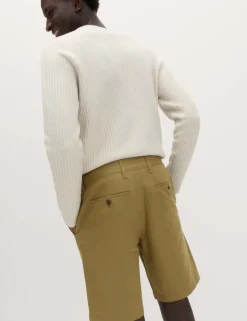 Linen Blend Chino Shorts