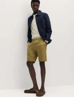 Linen Blend Chino Shorts