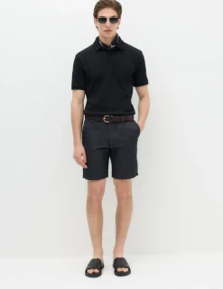 Linen Blend Chino Shorts
