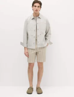 Linen Blend Chino Shorts