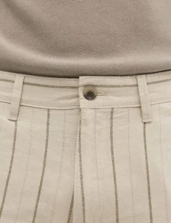 Linen Blend Chino Shorts