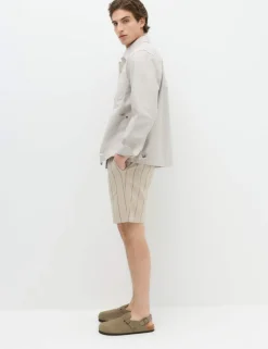 Linen Blend Chino Shorts