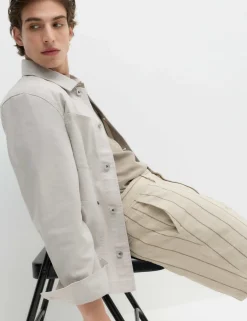 Linen Blend Chino Shorts
