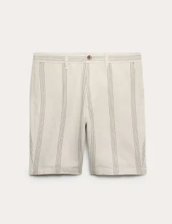 Linen Blend Chino Shorts