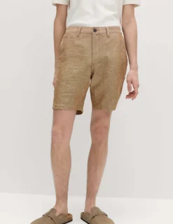 Linen Blend Chino Shorts