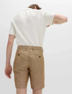 Linen Blend Chino Shorts