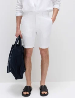Linen Blend Chino Shorts