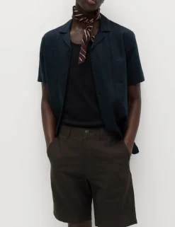 Linen Blend Chino Shorts