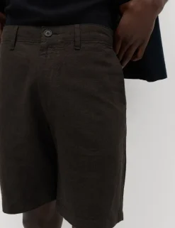 Linen Blend Chino Shorts