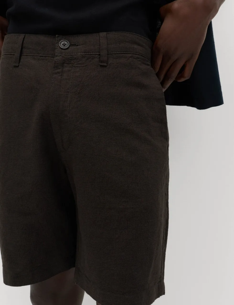 Linen Blend Chino Shorts