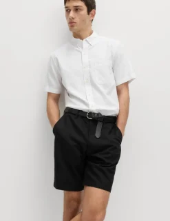 Linen Blend Chino Shorts