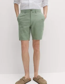 Linen Blend Chino Shorts