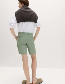 Linen Blend Chino Shorts