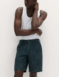Linen Blend Chino Shorts