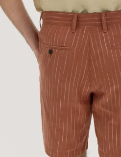 Linen Blend Chino Shorts