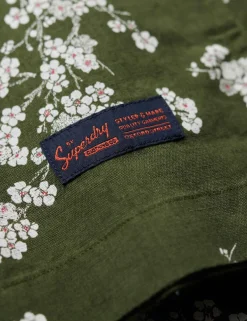 Linen Blend Printed Shirt