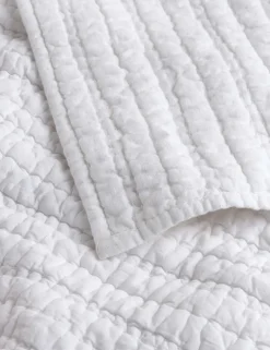 Linen Blend Quilted Bedspread