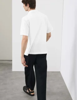 Linen Blend Short Sleeve Shirt