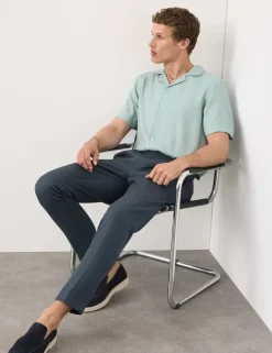 Linen Blend Short Sleeve Shirt