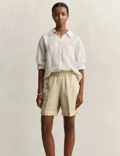 Linen Blend Shorts