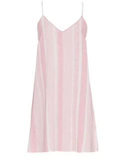 Linen Blend Striped Chemise