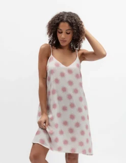 Linen Blend Sun Print Chemise