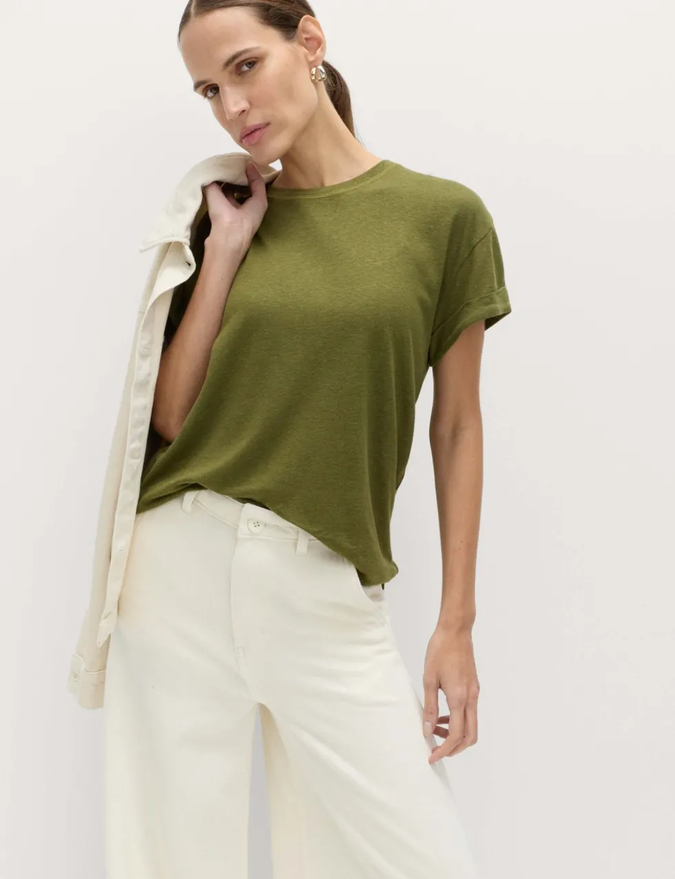 Linen Blend T-Shirt