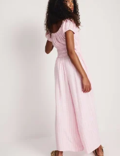 Linen Blend Wide Leg Jumpsuit (6-16 Yrs)