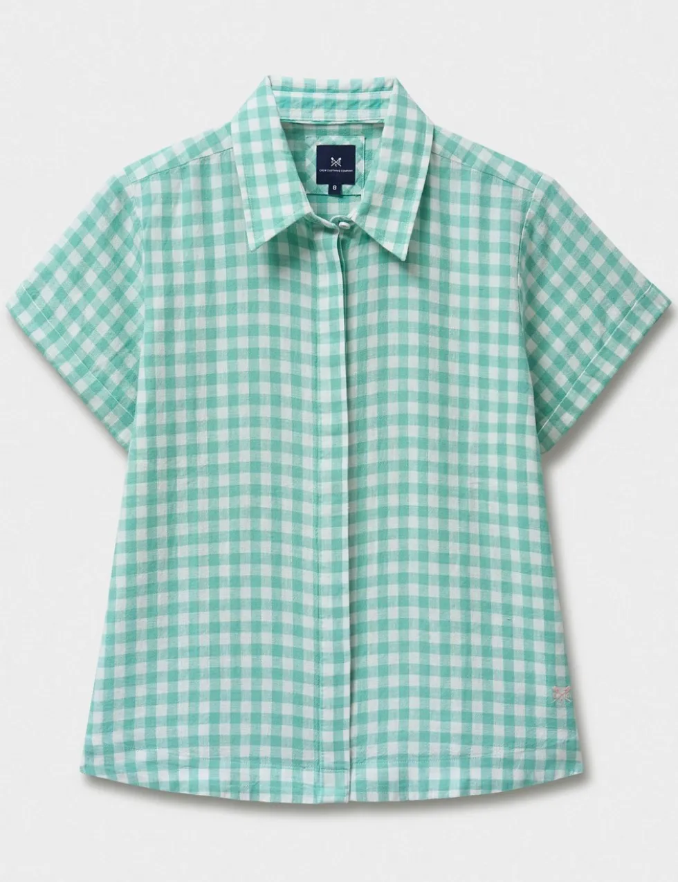 Linen Rich Checked Relaxed Shirt