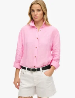 Linen Rich Collared Shirt