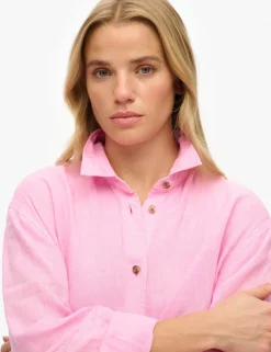 Linen Rich Collared Shirt