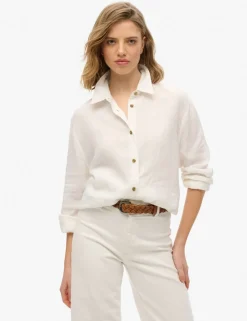 Linen Rich Collared Shirt