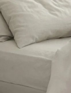 Linen Rich Fitted Sheet
