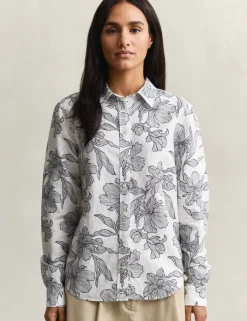 Linen Rich Floral Shirt