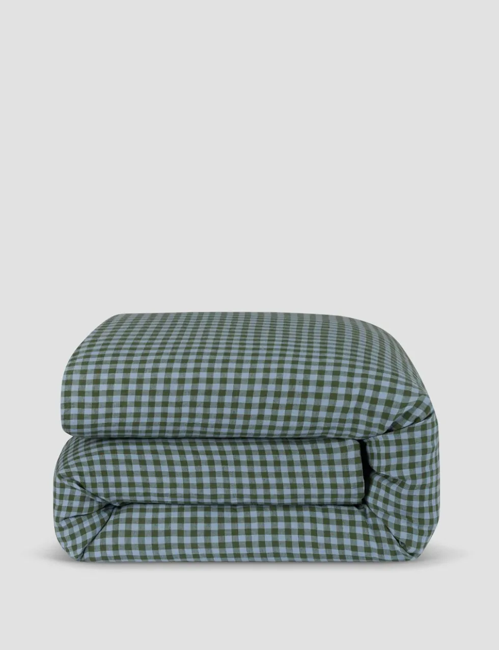 Linen Rich Gingham Duvet Cover