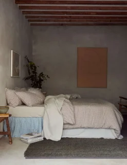 Linen Rich Gingham Duvet Cover