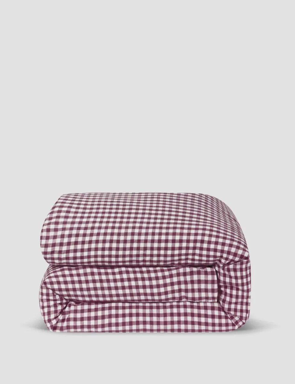 Linen Rich Gingham Duvet Cover