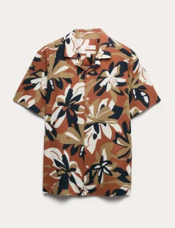 Linen Rich Hawaiian Shirt