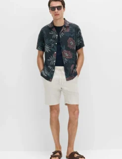 Linen Rich Hawaiian Shirt
